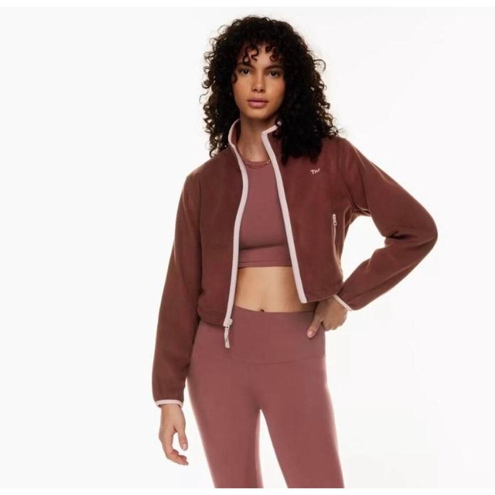 TNA Maroon Jacket with White Trim